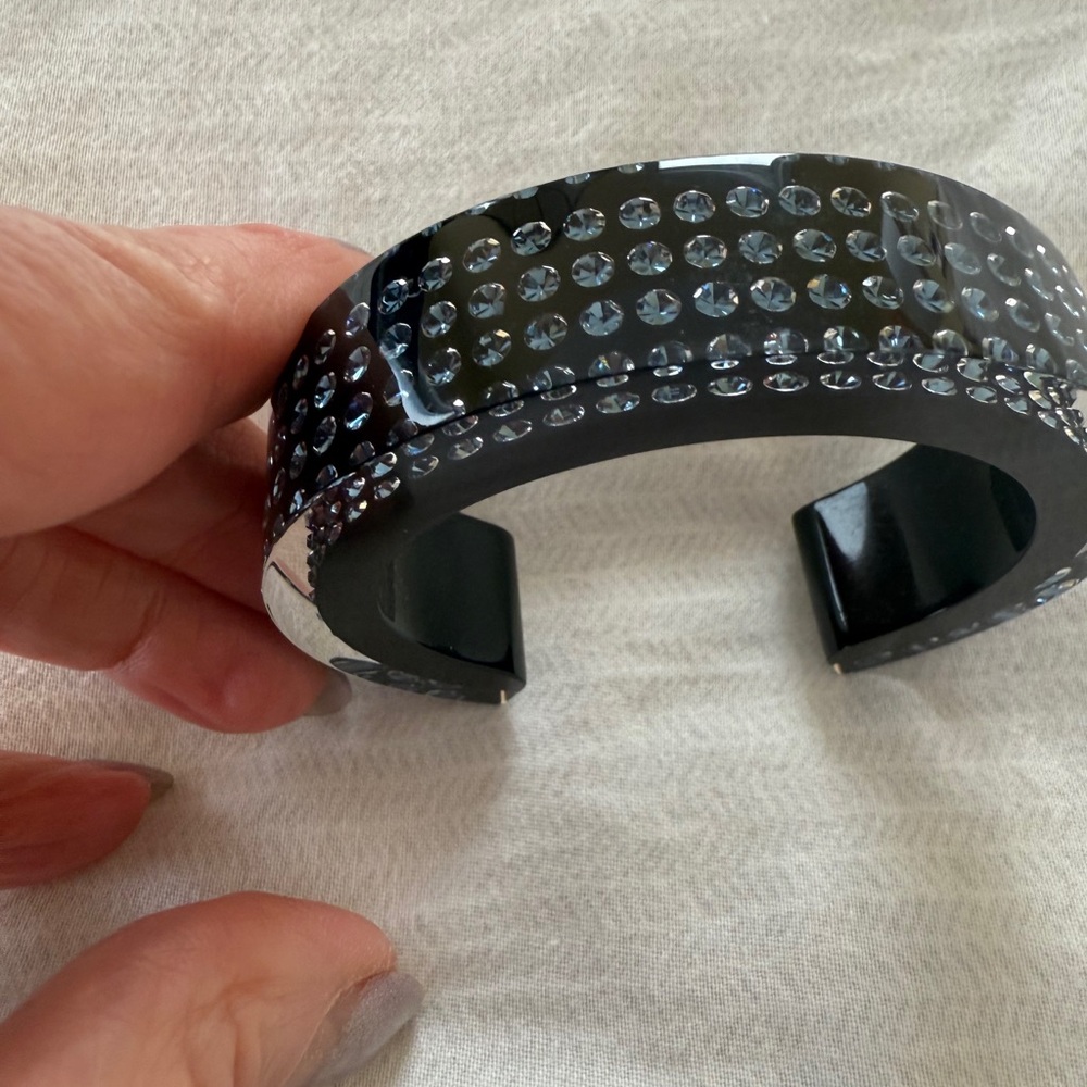 Swarovski Blue Crystals Cuff Bracelet